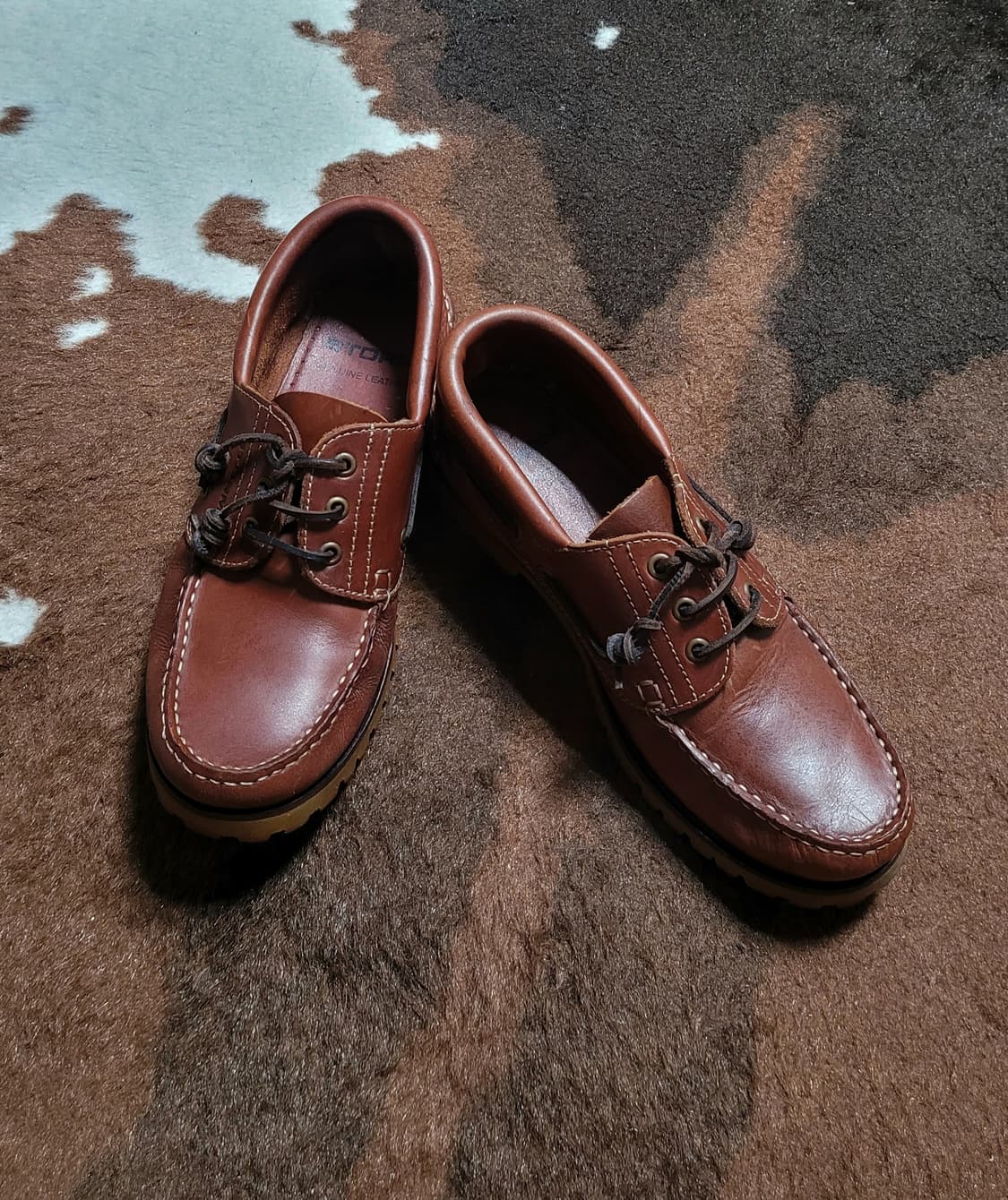 STORM 남성용 브라운 보트슈즈(280) 상품이미지1