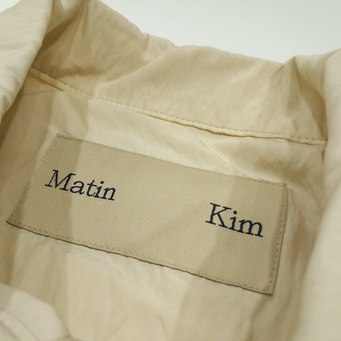 CK054 FREE 마땡킴 한국판  래글런 베이지 바람막이 자켓 상품이미지4