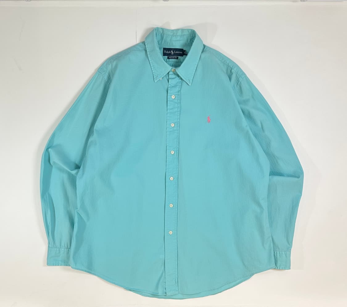 Polo 폴로 랄프로렌 코튼 셔츠 XL(민트)100-105 상품이미지2
