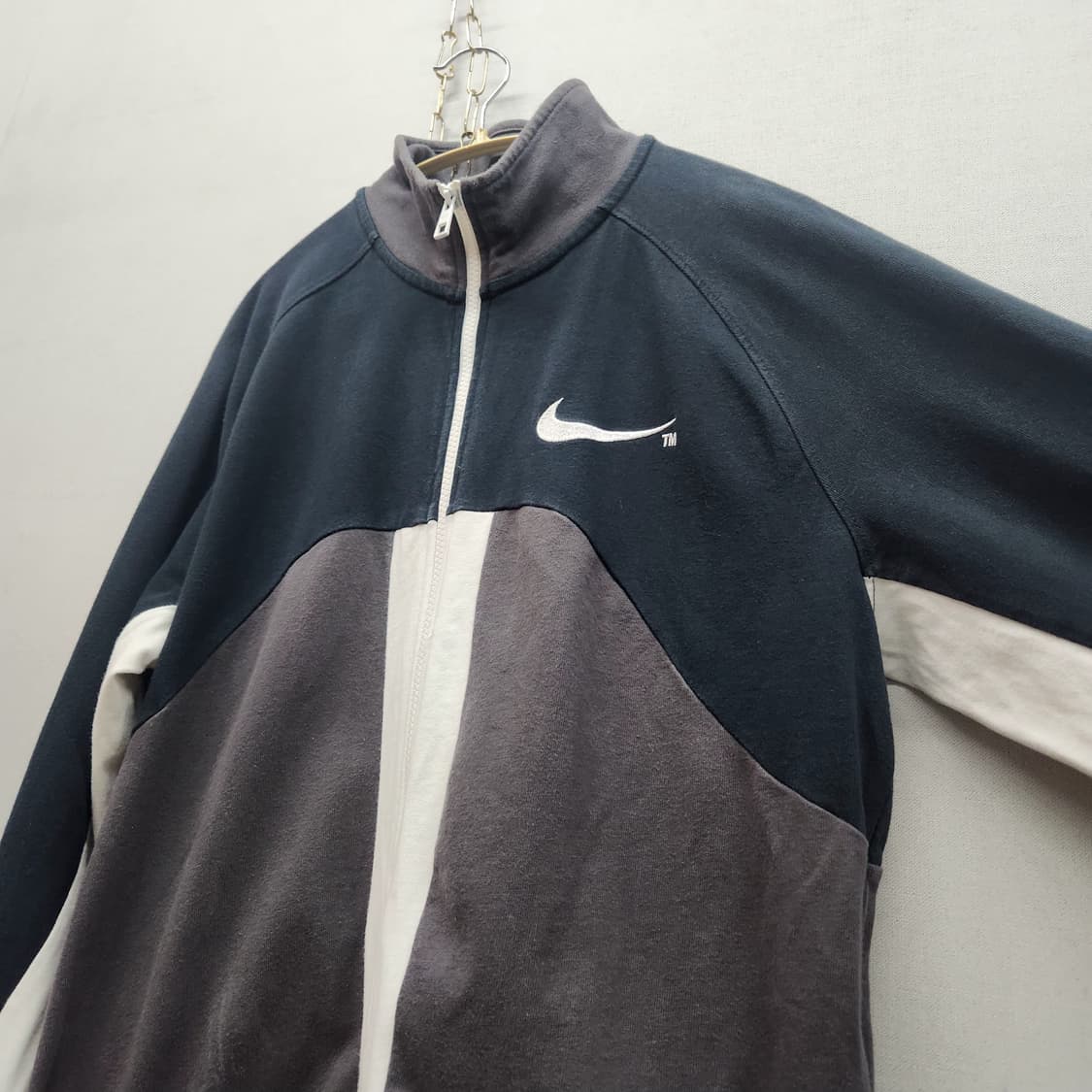 나이키 백 빅로고 배색 트랙 집업 자켓 XL(XL) 상품이미지3