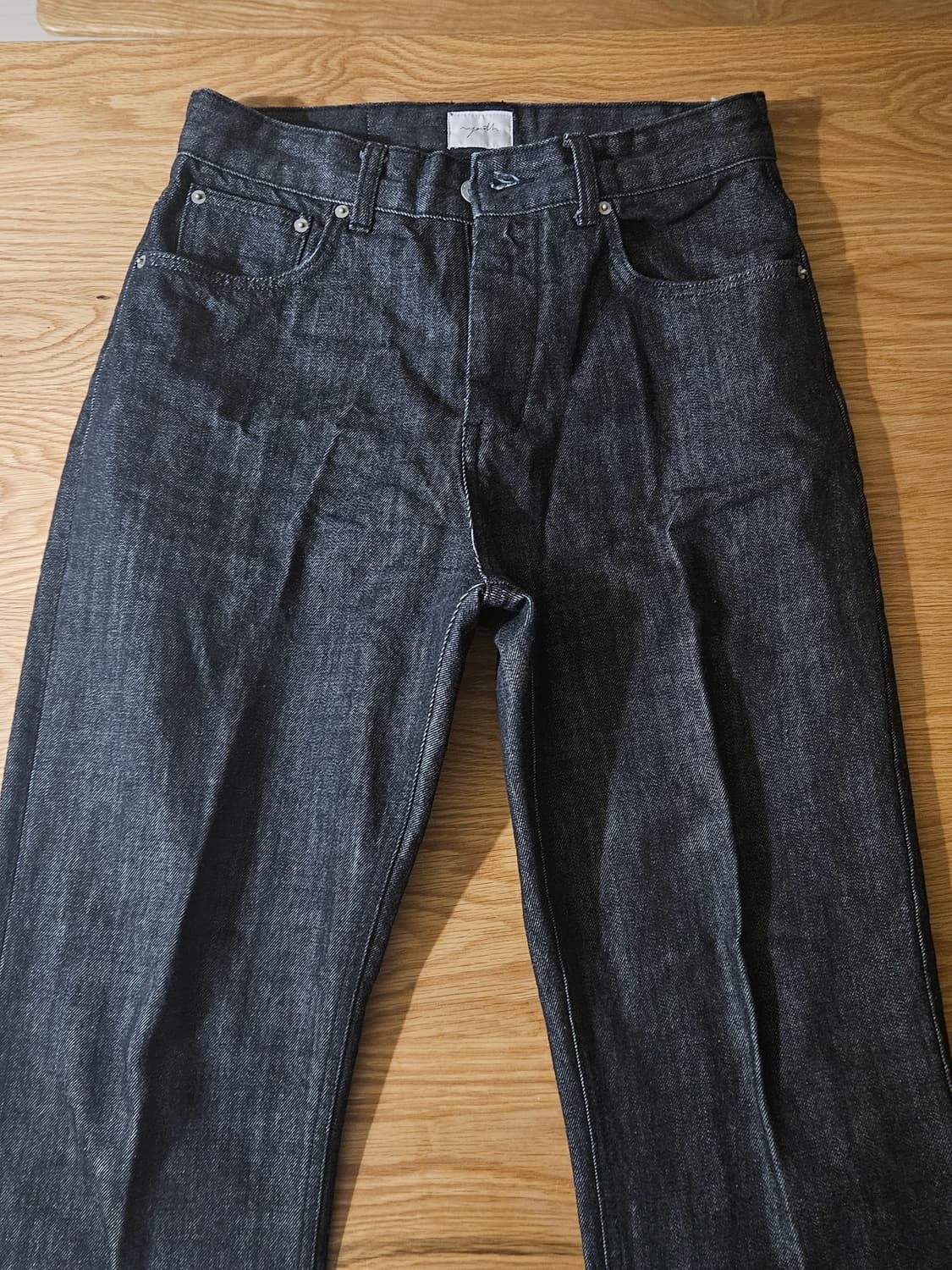 유스(youth) 스트레이트 데님(straight) 흑청 short 30 상품이미지1