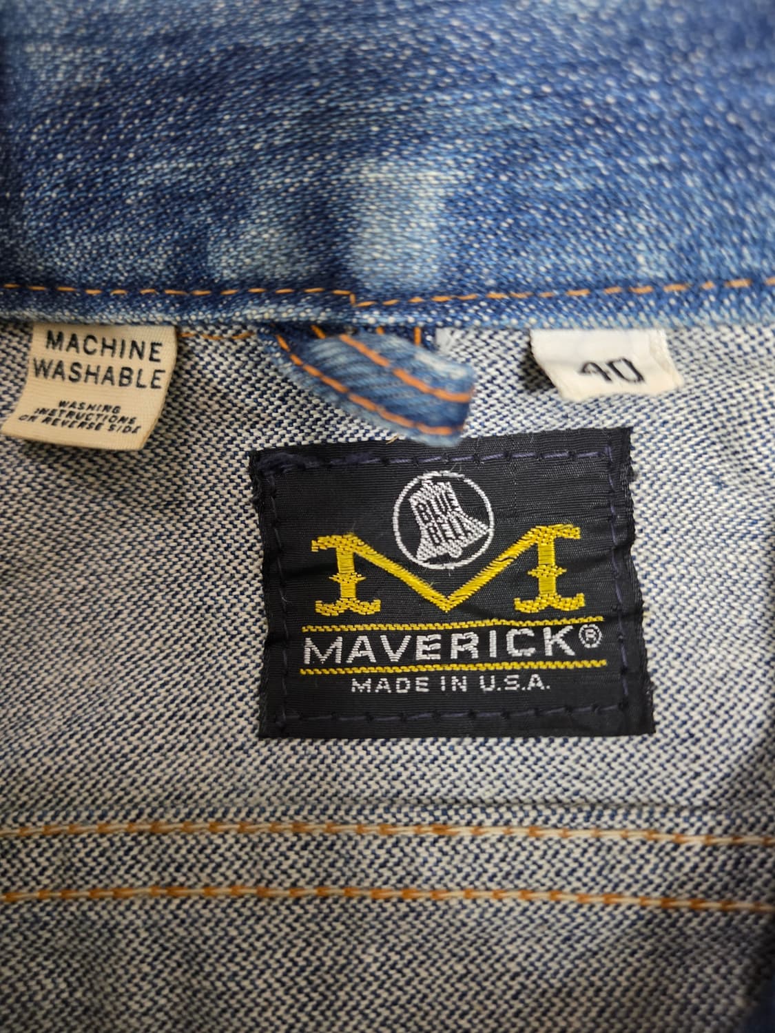 70s 매버릭 랭글러 데님 자켓 40 상품이미지4