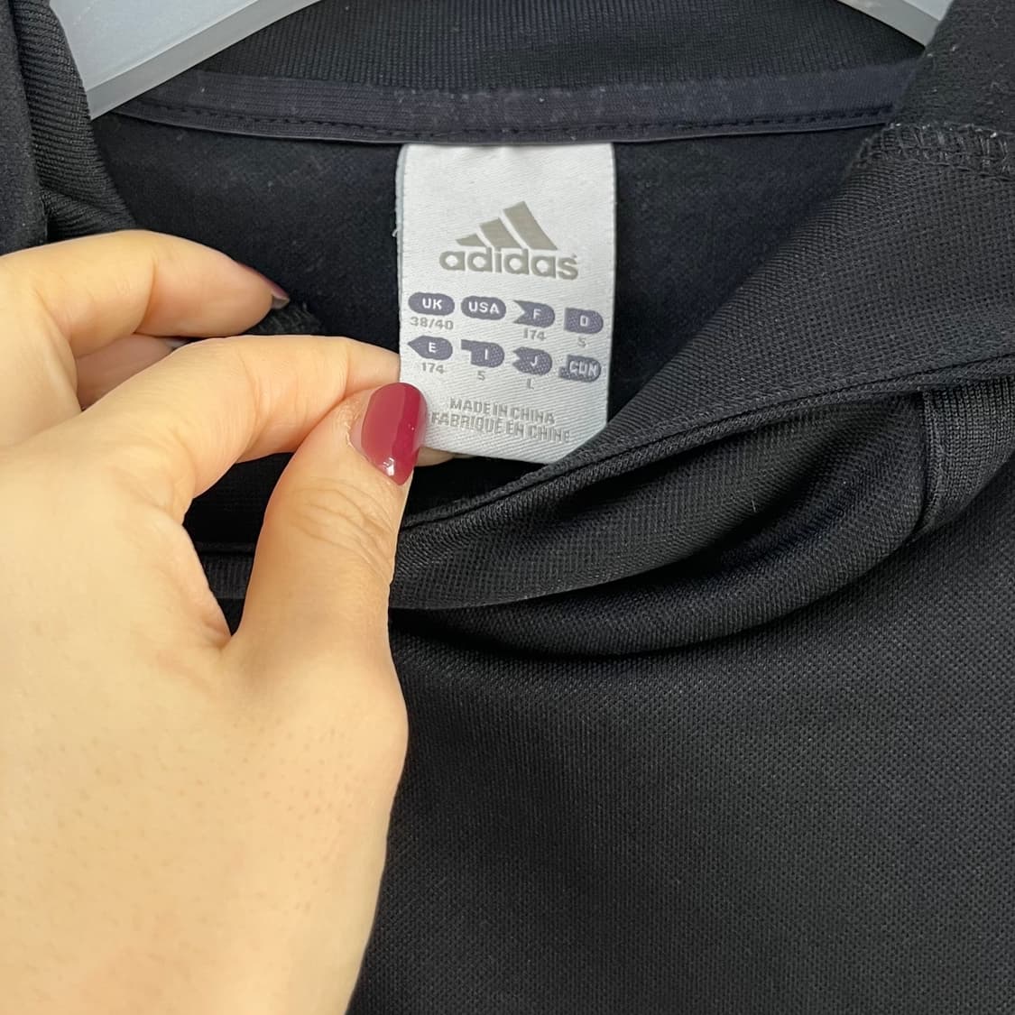 아디다스 12-13 AC밀란 블랙 레드 후드 져지 상품이미지5