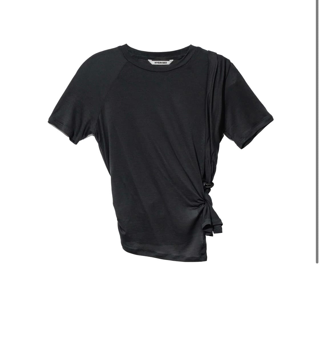 혜인서 Tied Asymmetric T-shirt 2사이즈 상품이미지4