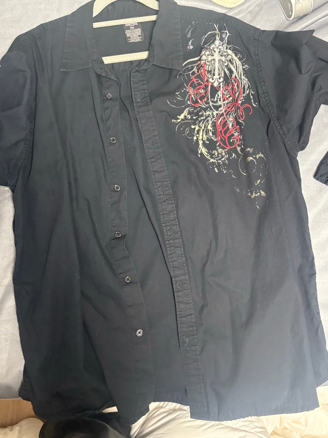 펑크 락시크 프린팅 셔츠 상품이미지1