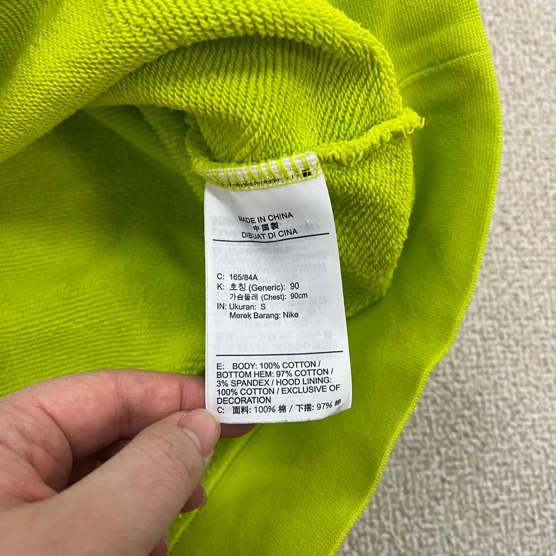 S 나이키 빅로고 루즈핏 후드 티셔츠 0223M1 상품이미지3
