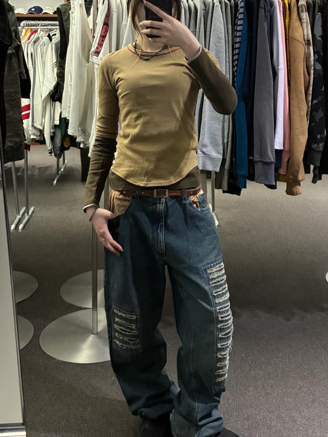 Brownish Denim Vibe 📜🥏 상품이미지1