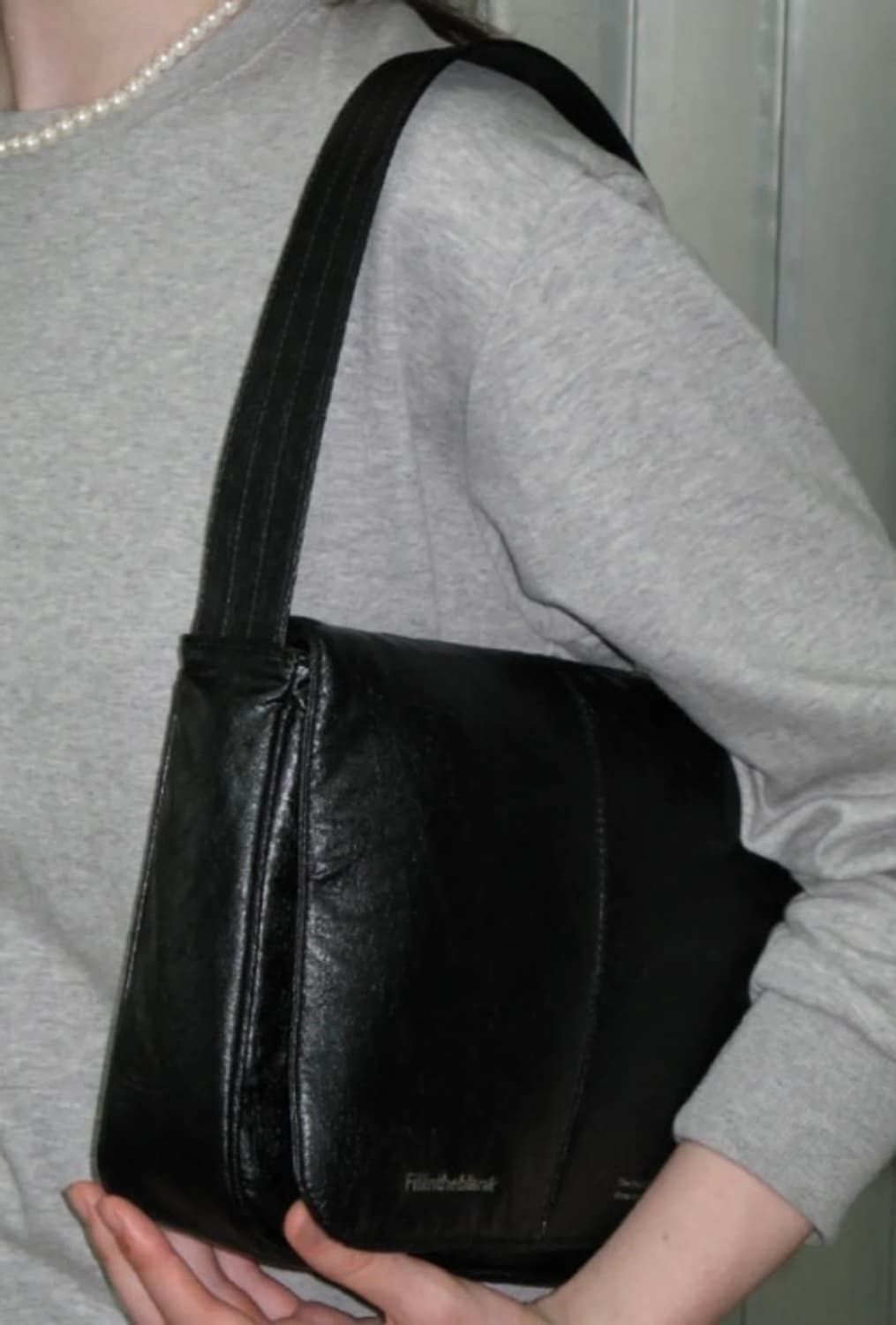 필인더블랭크 필로우 플랩 슬기 숄더백 가방 블랙 상품이미지7