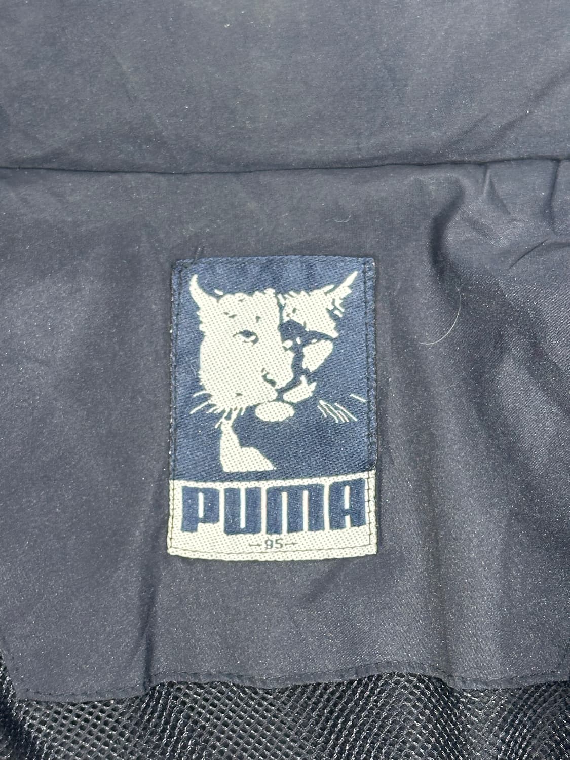 푸마 네이비 사이드 라인 바람막이 트랙 자켓 95 상품이미지7