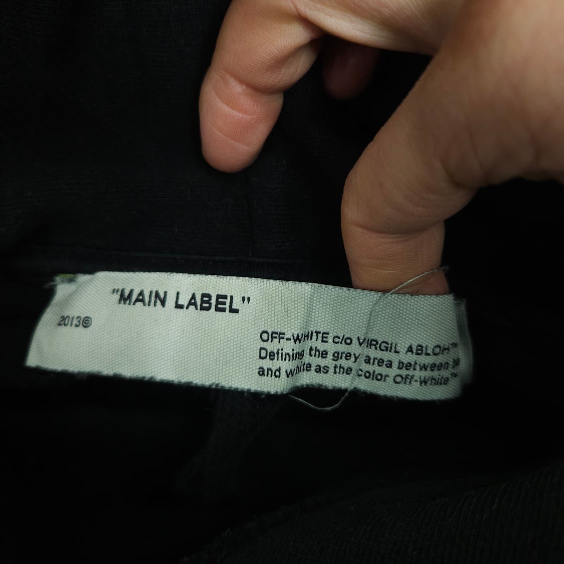 오프화이트 에어포트 후드티 S 상품이미지4