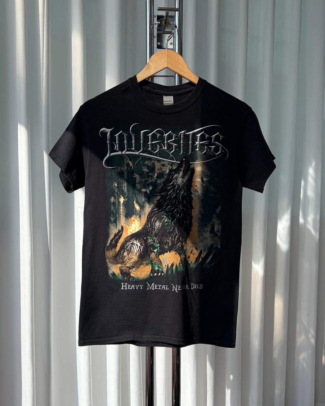 [S]러브바이츠 헤비메탈 밴드 프린팅 반팔 티셔츠 상품이미지3