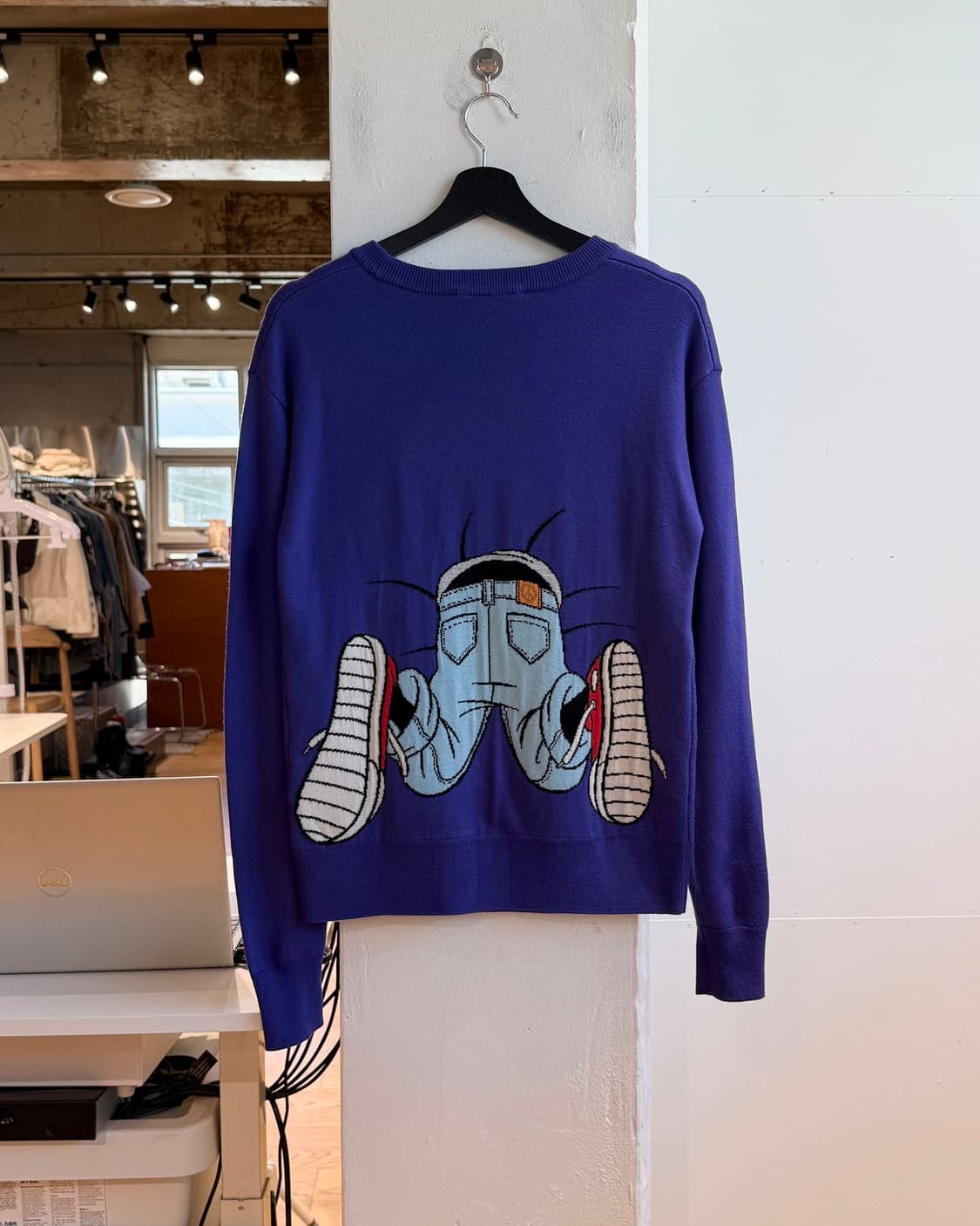 모스키노 x h&m 18s 퍼플 구피 니트  상품이미지6