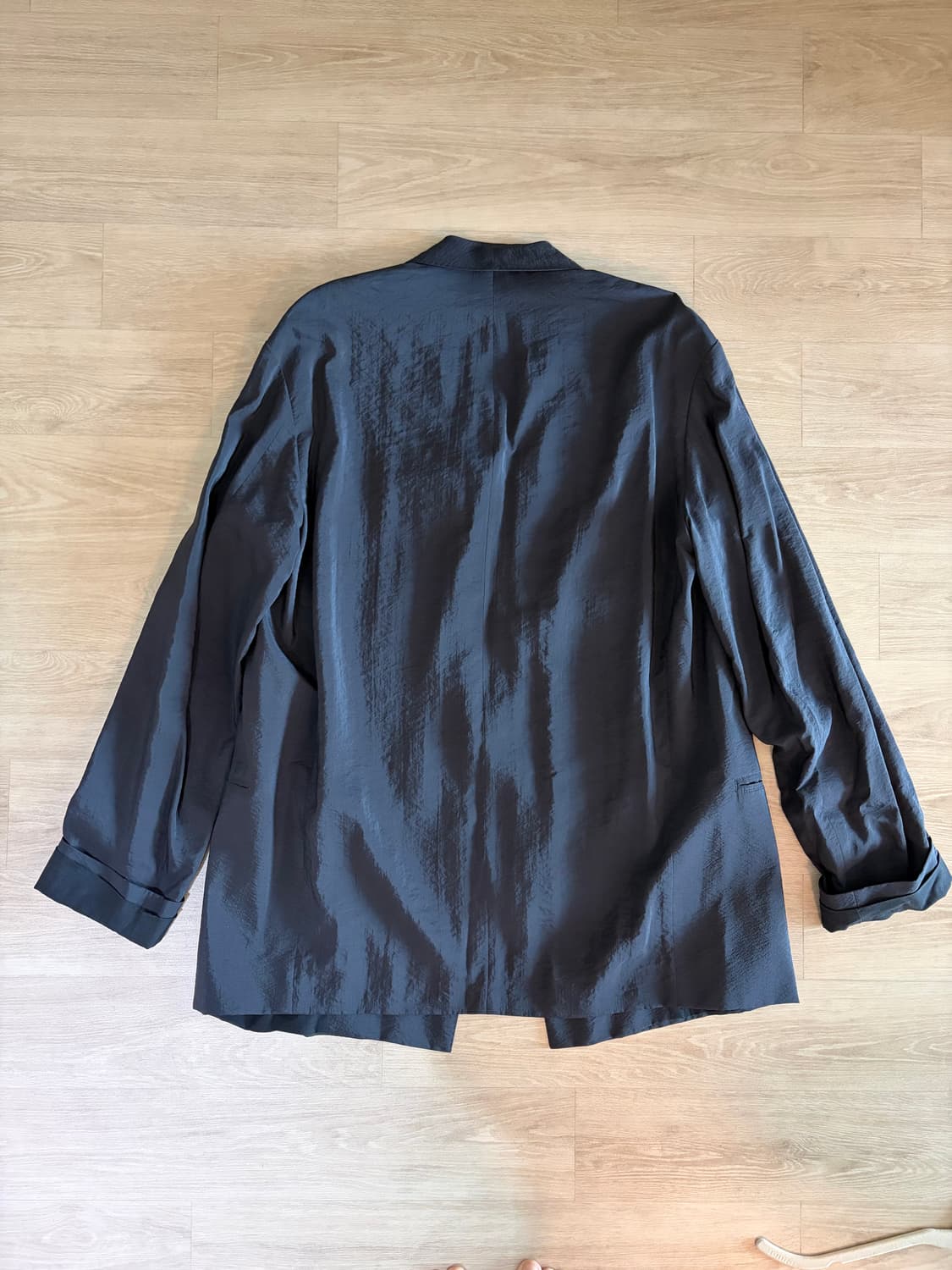 르메르 드라이실크 자켓 네이비 상품이미지2