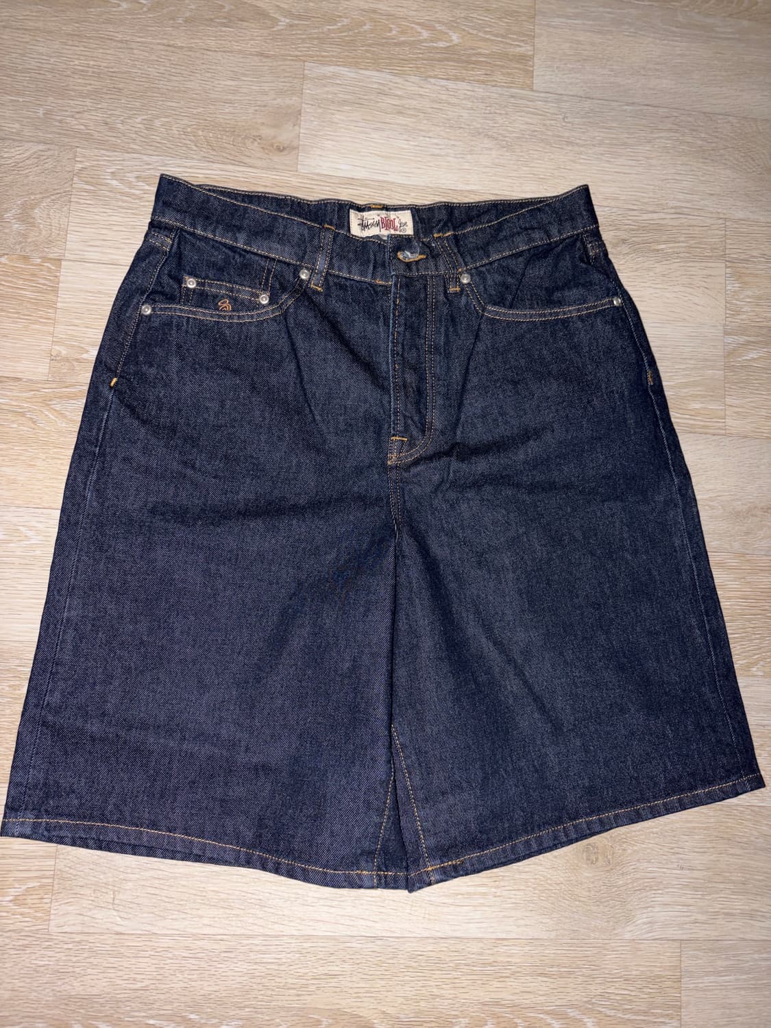 스투시 빅 데님 올 쇼츠 린스드 인디고 상품이미지2