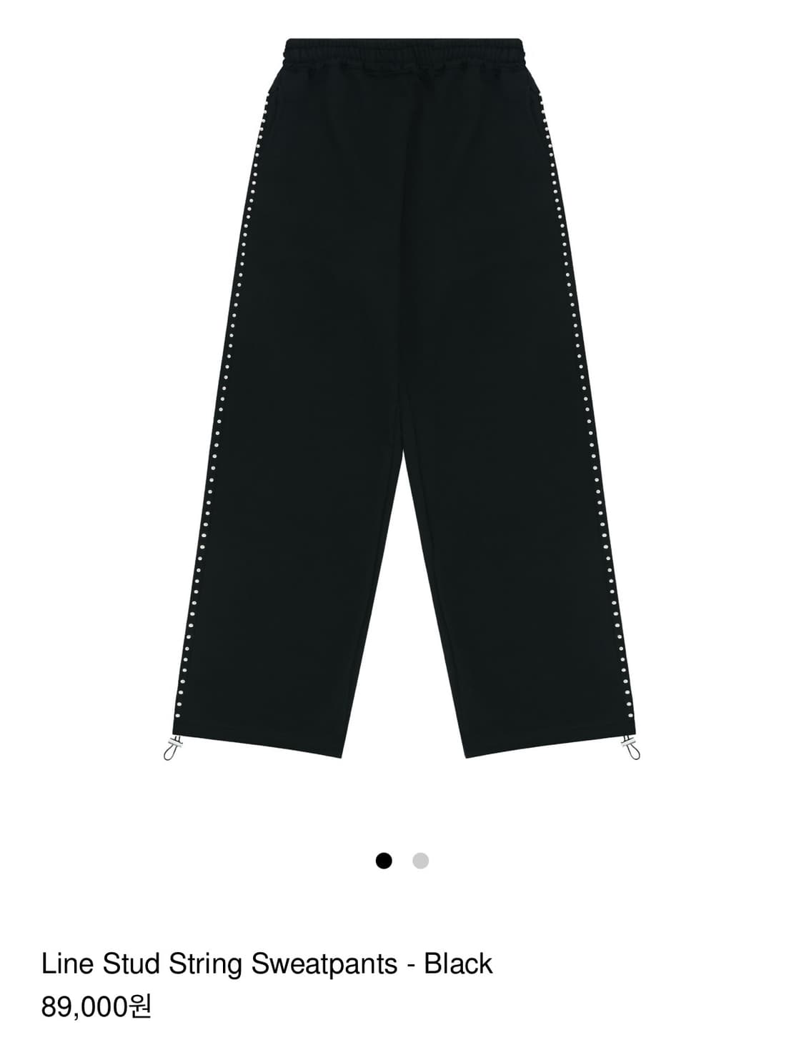 알디유 라인 스터드 팬츠 상품이미지1