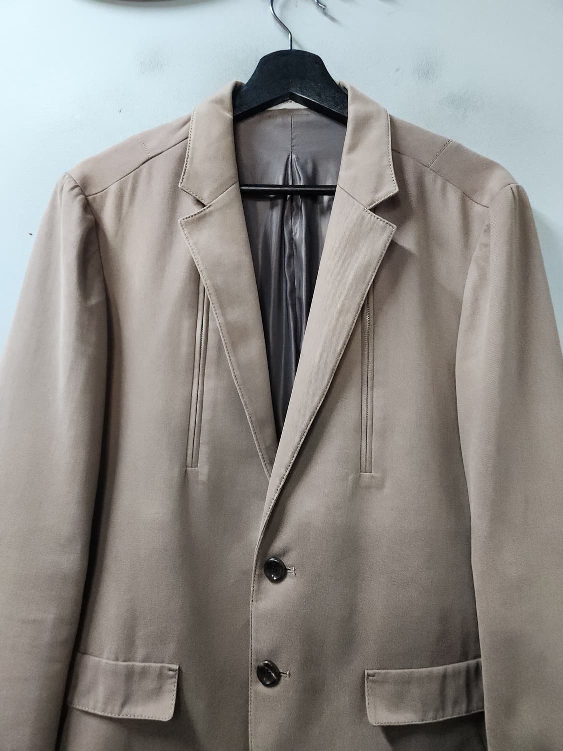 우영미 솔리드 옴므 코튼 블레이저 자켓 상품이미지3