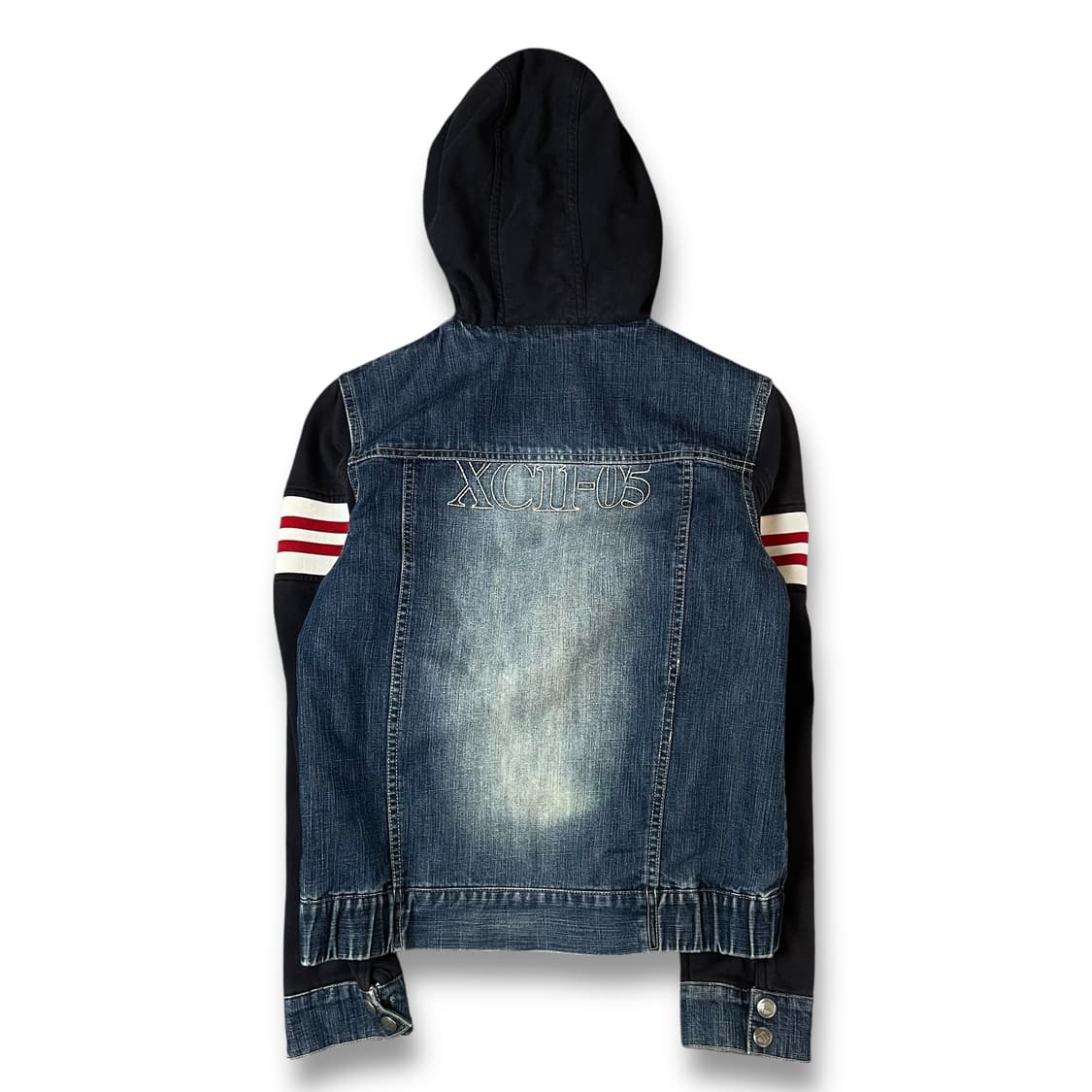 후부 05 포인트 스티치 데님 후드집업  S 상품이미지2