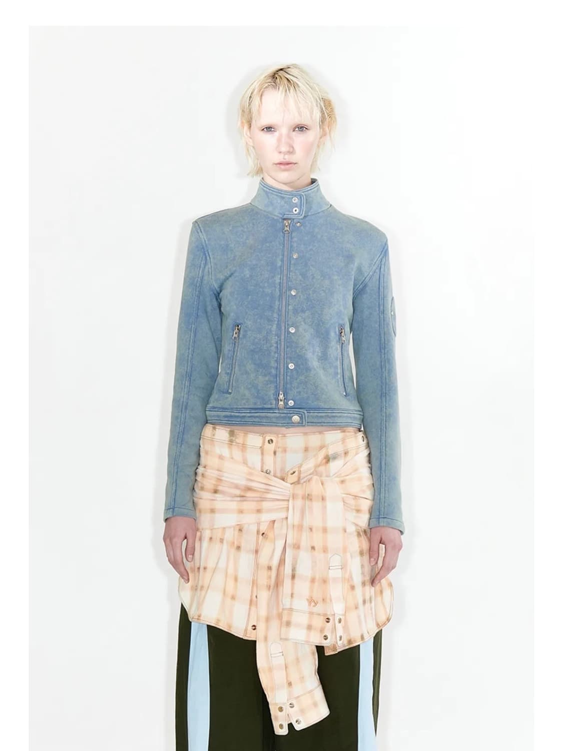 OPENYY JERSEY BIKER JACKET 상품이미지1