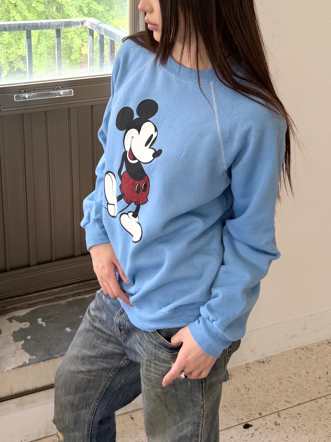 디즈니 미키마우스 맨투맨 상품이미지2