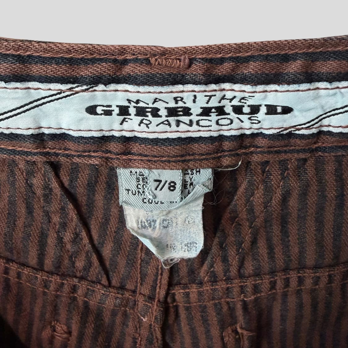 (여성28)마리떼 프랑소와 저버 스트라이프 팬츠 USA 상품이미지4