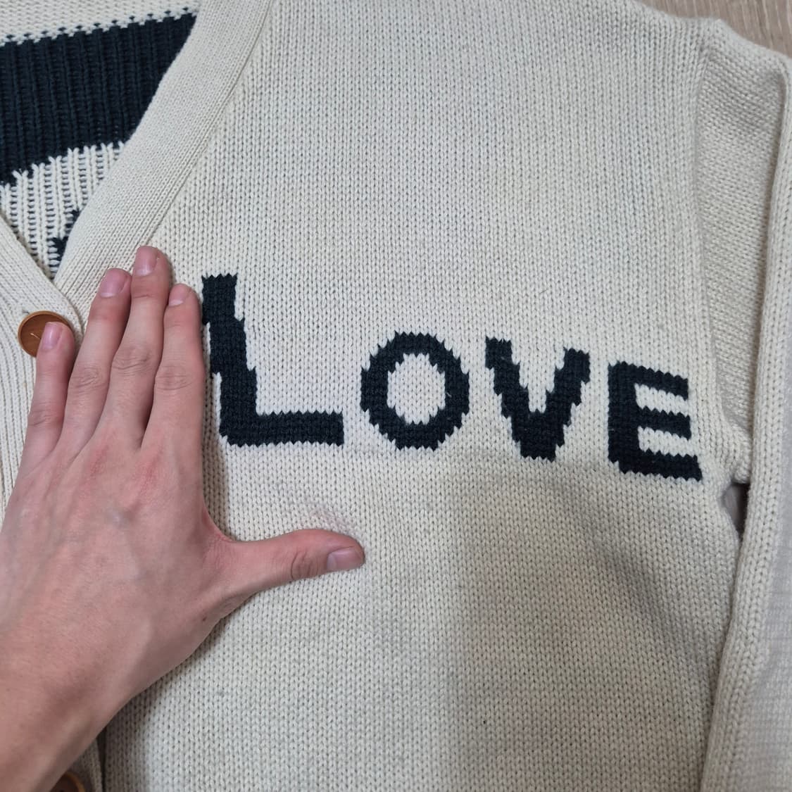 지고트 여성 브이넥 니트 가디건 상품이미지5