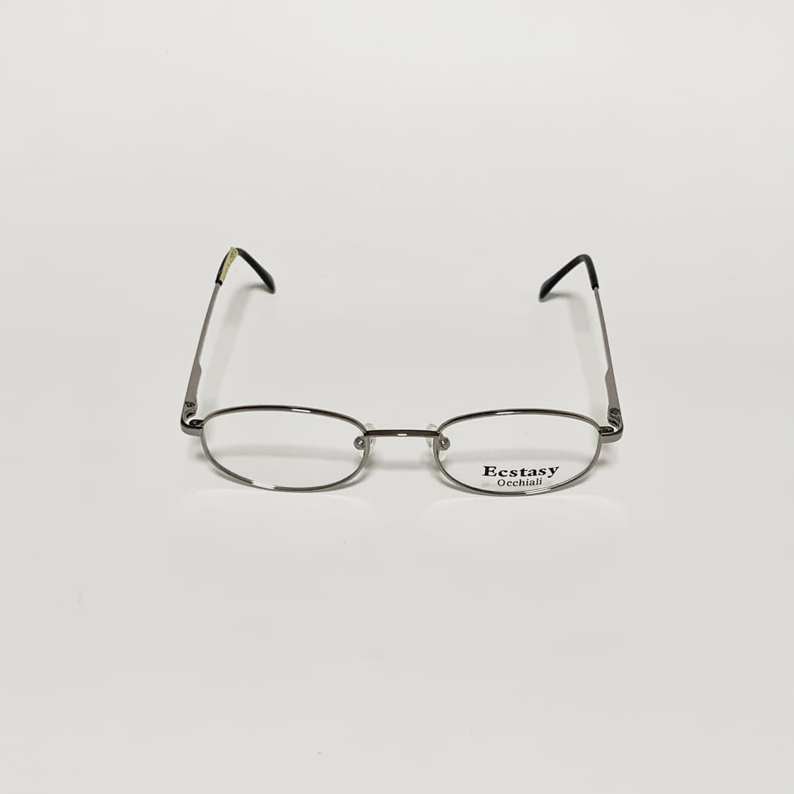 821 데드스탁 실버 오벌 스프링힌지 소형사이즈 작은얼굴 픽키 빈티지안경 상품이미지2