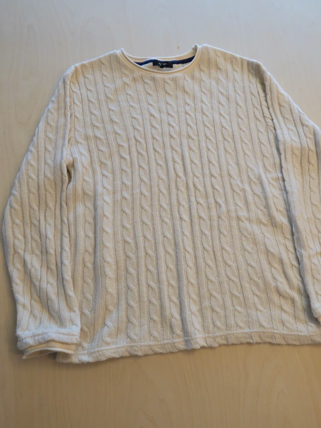 빔즈 Beams 과배기 골지 니트 상품이미지3