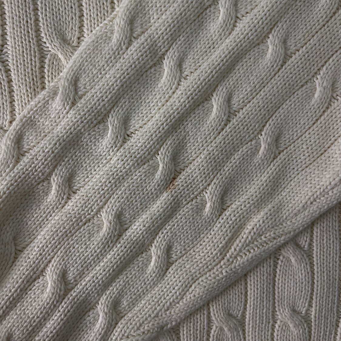 100 폴로랄프로렌 꽈배기 브이넥 니트  상품이미지4