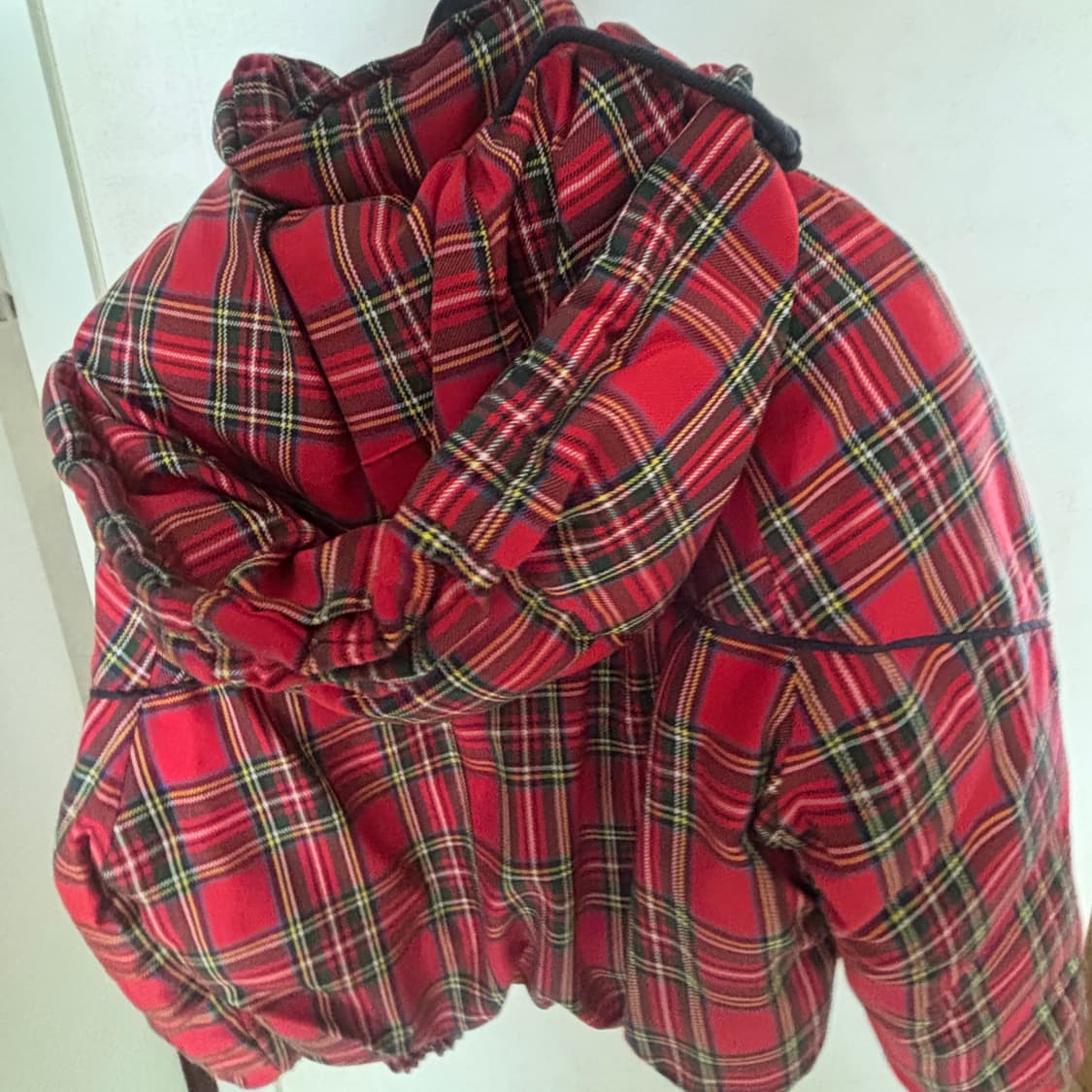 앤유(AND YOU) 타탄체크 패딩 상품이미지3