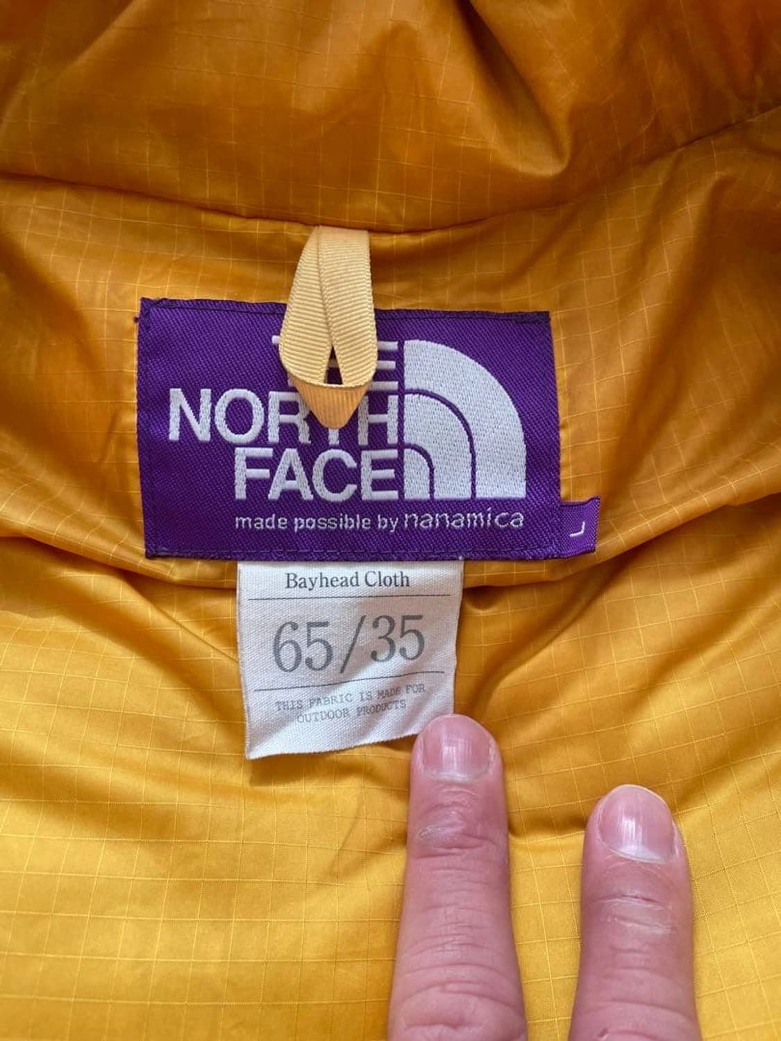  나나미카 X 노이페이스 퍼플 라벨 65/35 마운틴 숏 다운 파카 상품이미지3