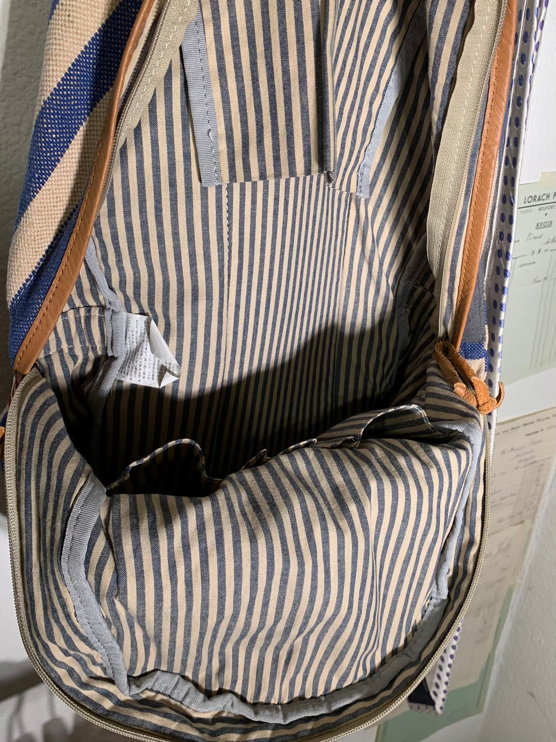 인디언모터사이클 콘초 자수 스트라이프 백팩 상품이미지6