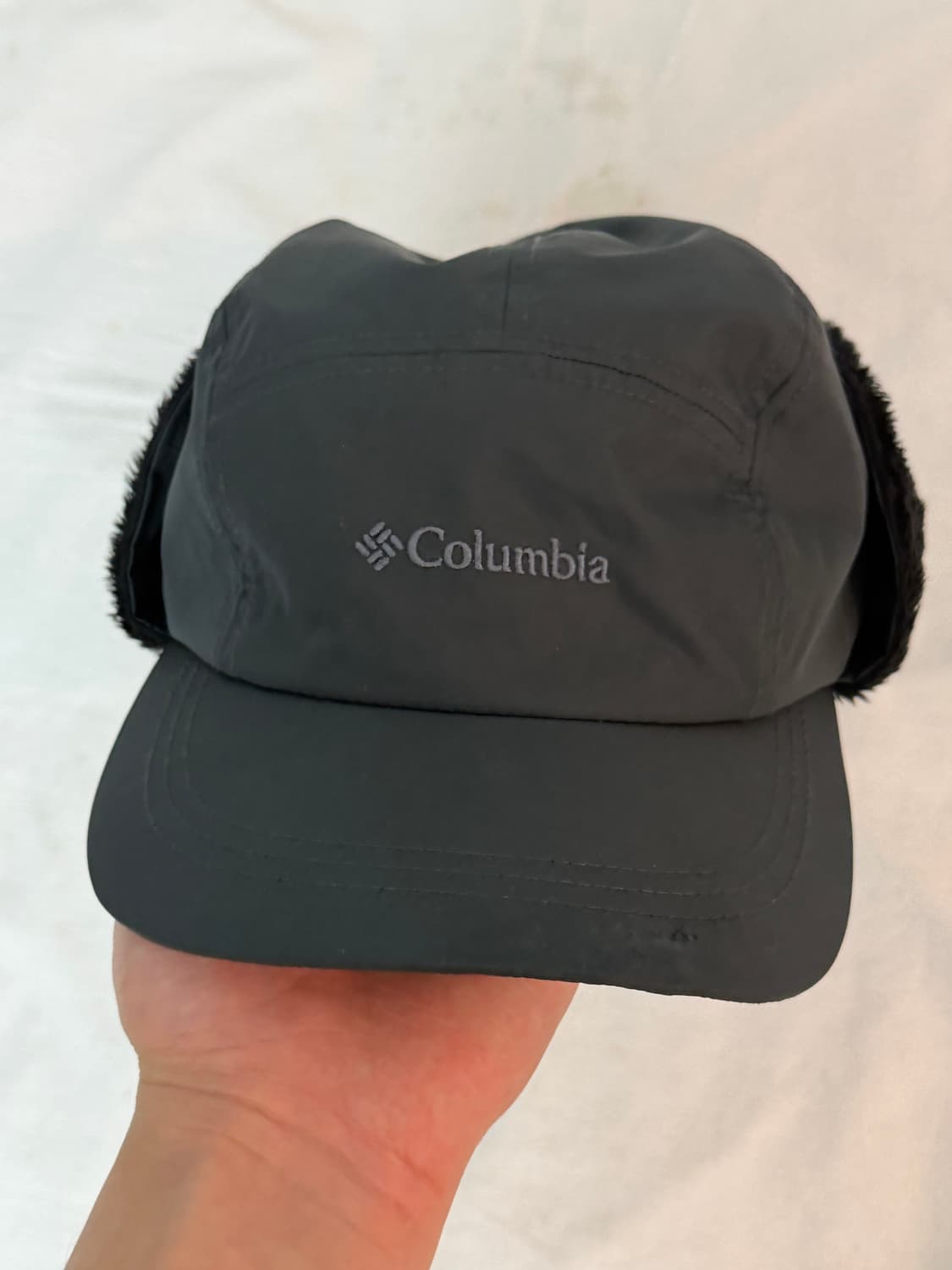 컬럼비아 군밤모자 트루퍼햇 귀도리 모자 차콜 상품이미지2