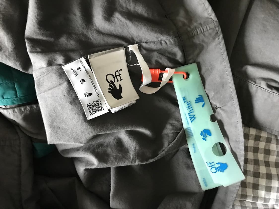 (M)Off-white 오버사이즈 후디 자켓 상품이미지5