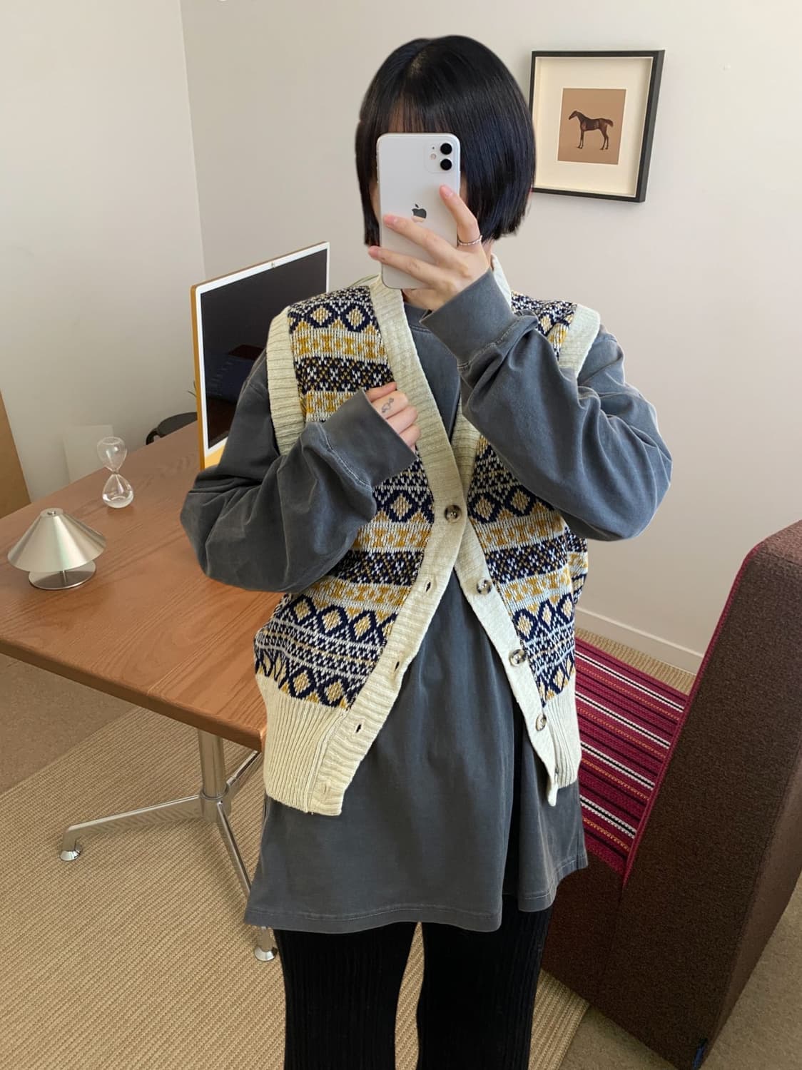 빈티지 베스트 가디건 (Woman L) AA1065 상품이미지2