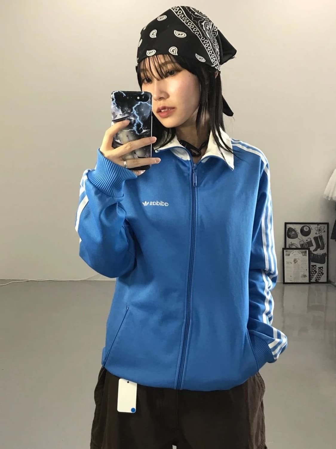 아디다스 라이트 블루 져지 상품이미지2
