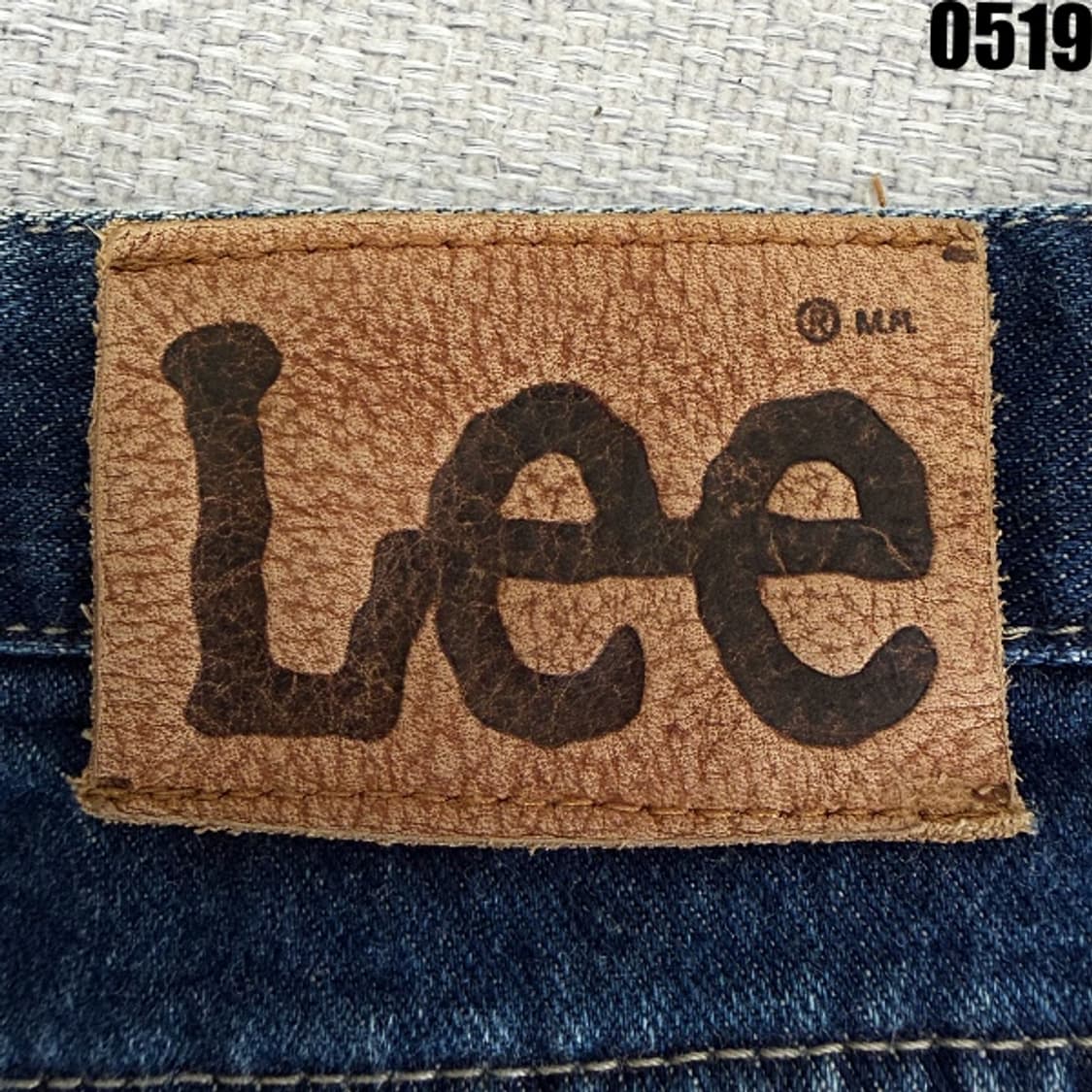 Lee 빈티지 워싱 진청 데님 팬츠 XL 0519 상품이미지5
