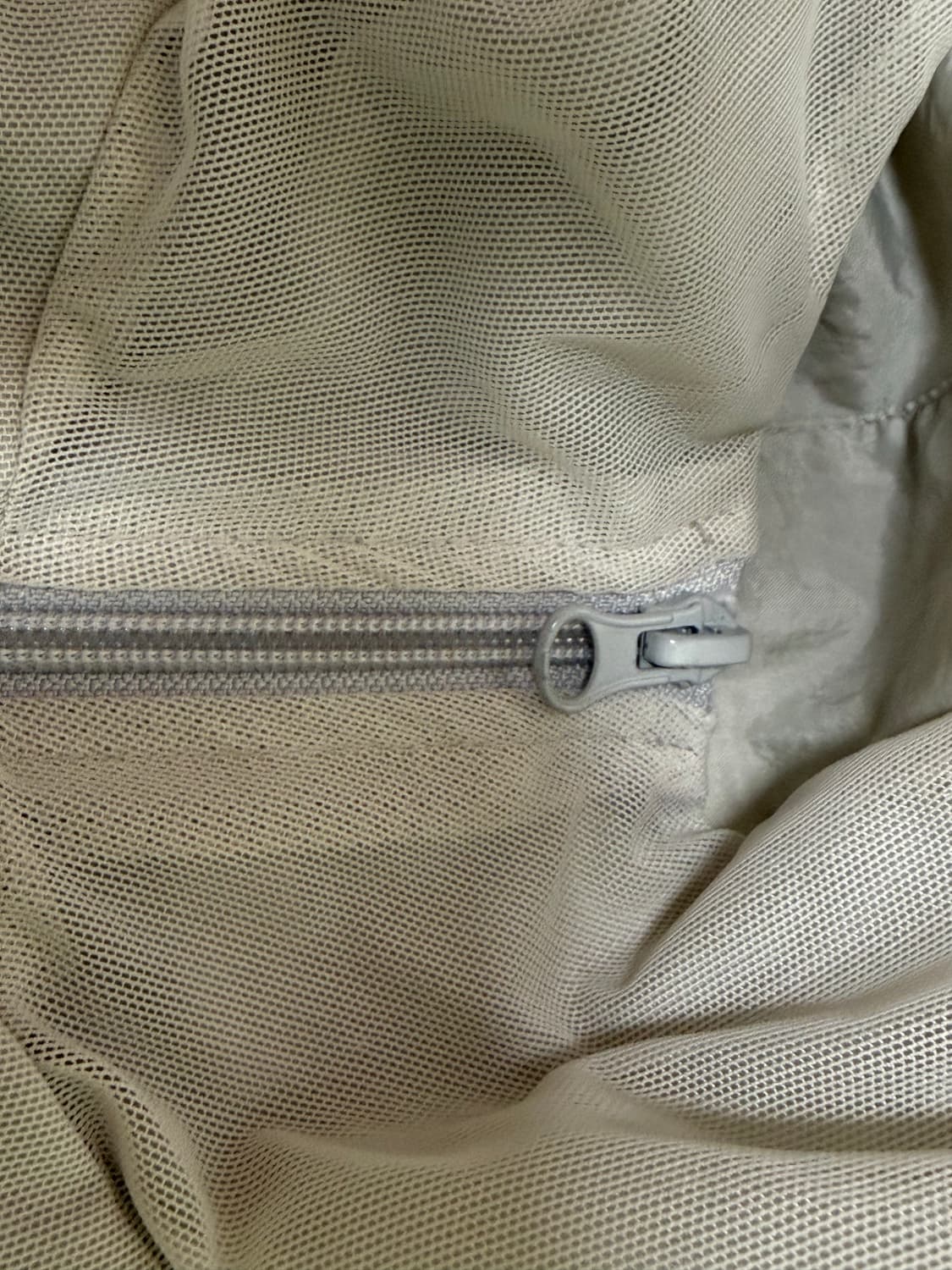 오호스 더블 레이어드 윈드 브레이커 그레이 상품이미지4