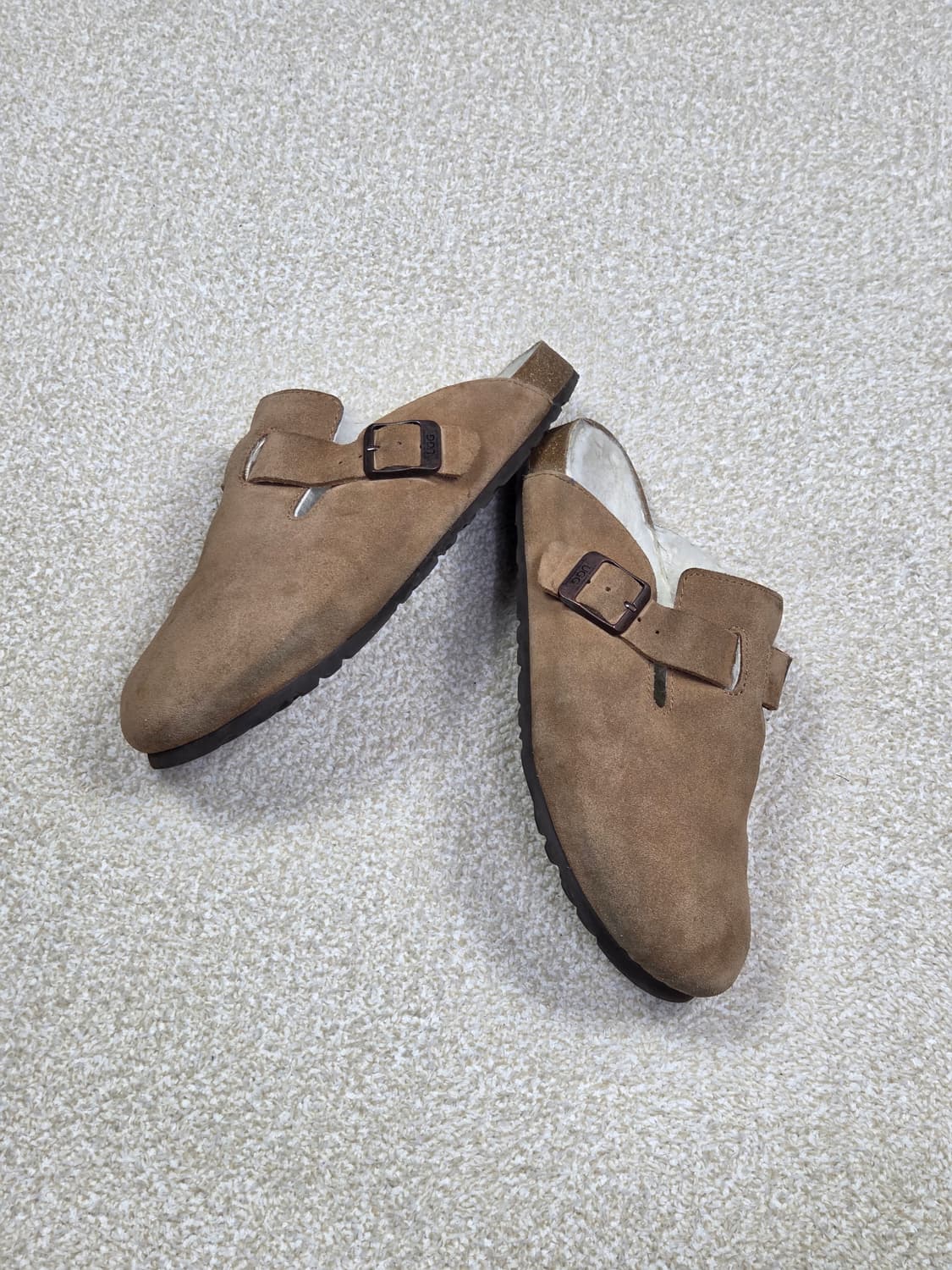 [오즈웨어 어그] 코르크 스웨이드 양털 클로그 슬리퍼 | 00222 상품이미지3