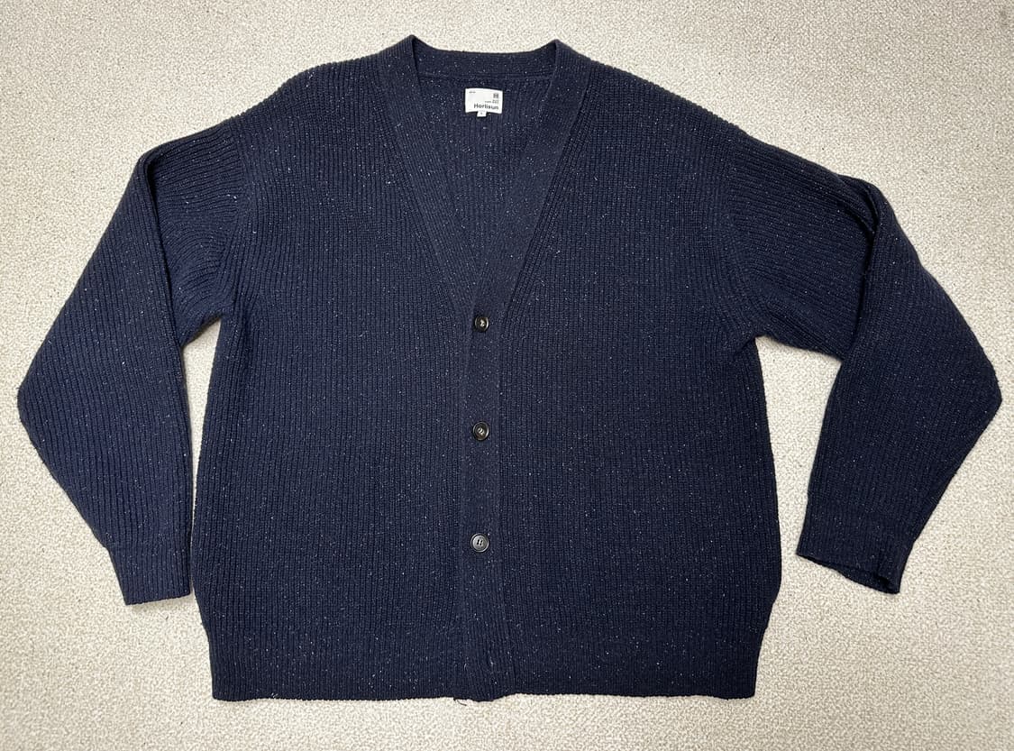 (L) 홀리선 엘리엇 로우게이지 가디건 - 네이비 (105-110사이즈) 상품이미지1