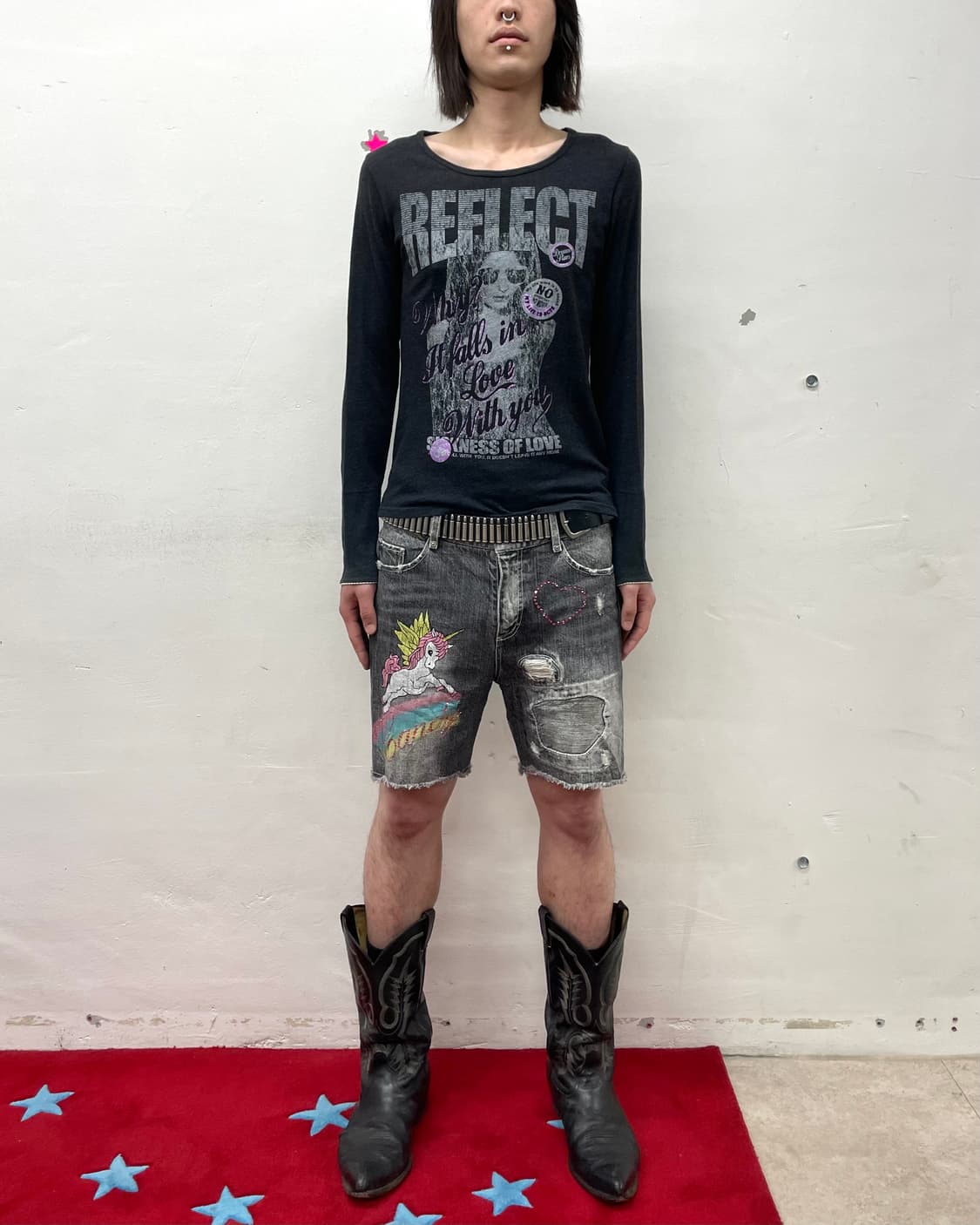 Retro reflect purple long sleeve  상품이미지3