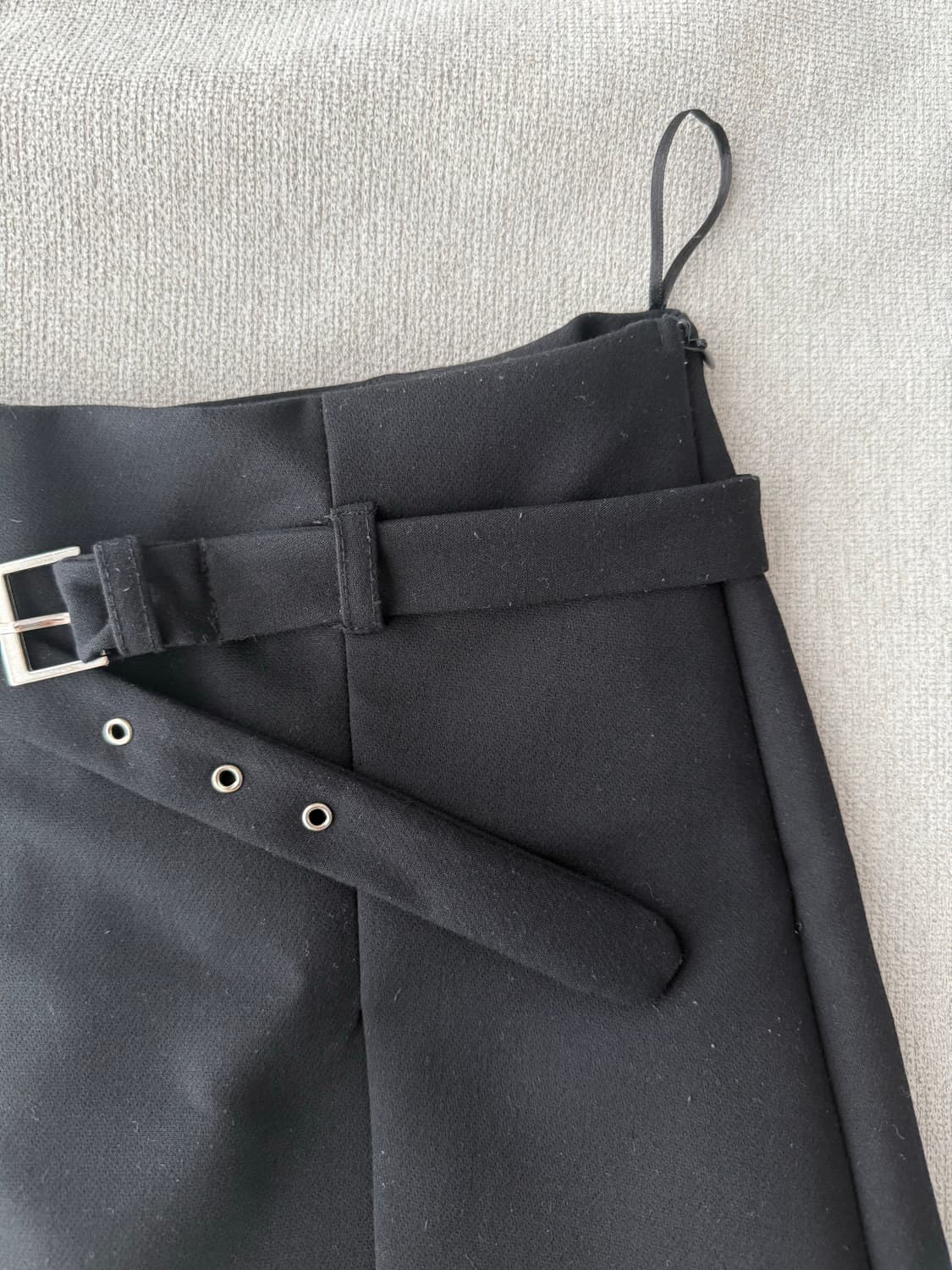 자라 3152/508/800 벨트 디테일 스커츠 팬츠 xs 상품이미지5