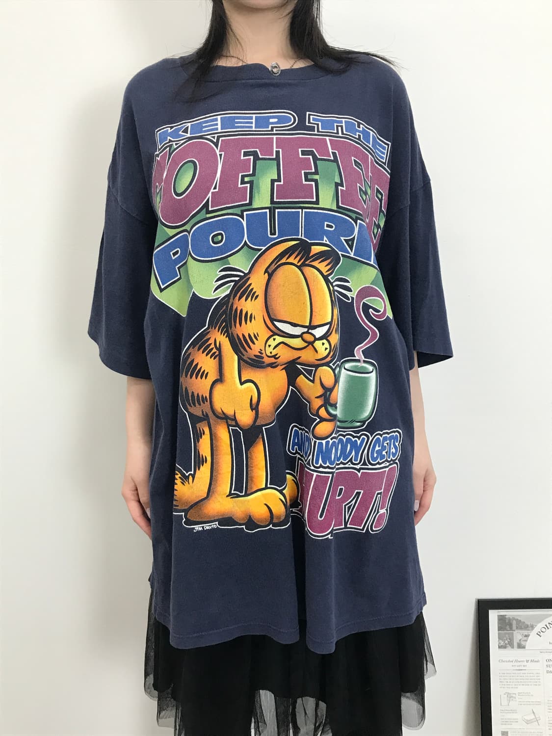 00's Garfield Big Graphic Oversize Tee 상품이미지2