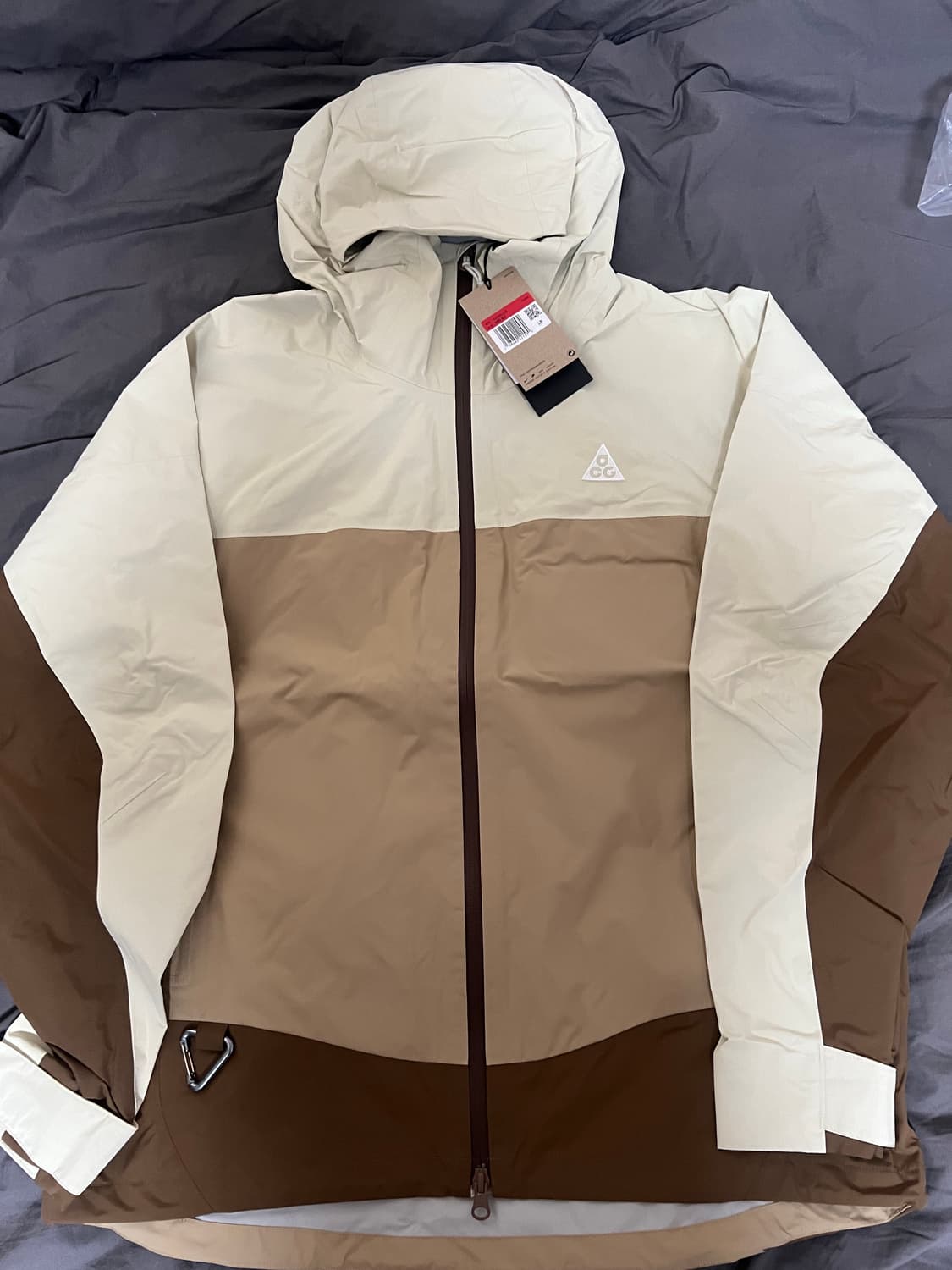 (L) 정가31 나이키 ACG 모르포 바람막이 베이지 새상품 상품이미지4