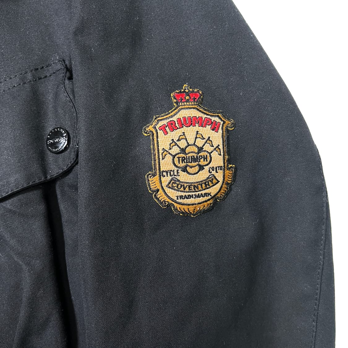 바버 인터네셔널 X 트라이엄프 왁스 자켓 (L) 상품이미지5