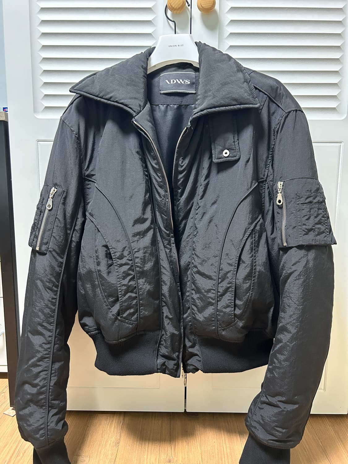 아이돈워너셀 솔리드 하이넥 ma-1 상품이미지1