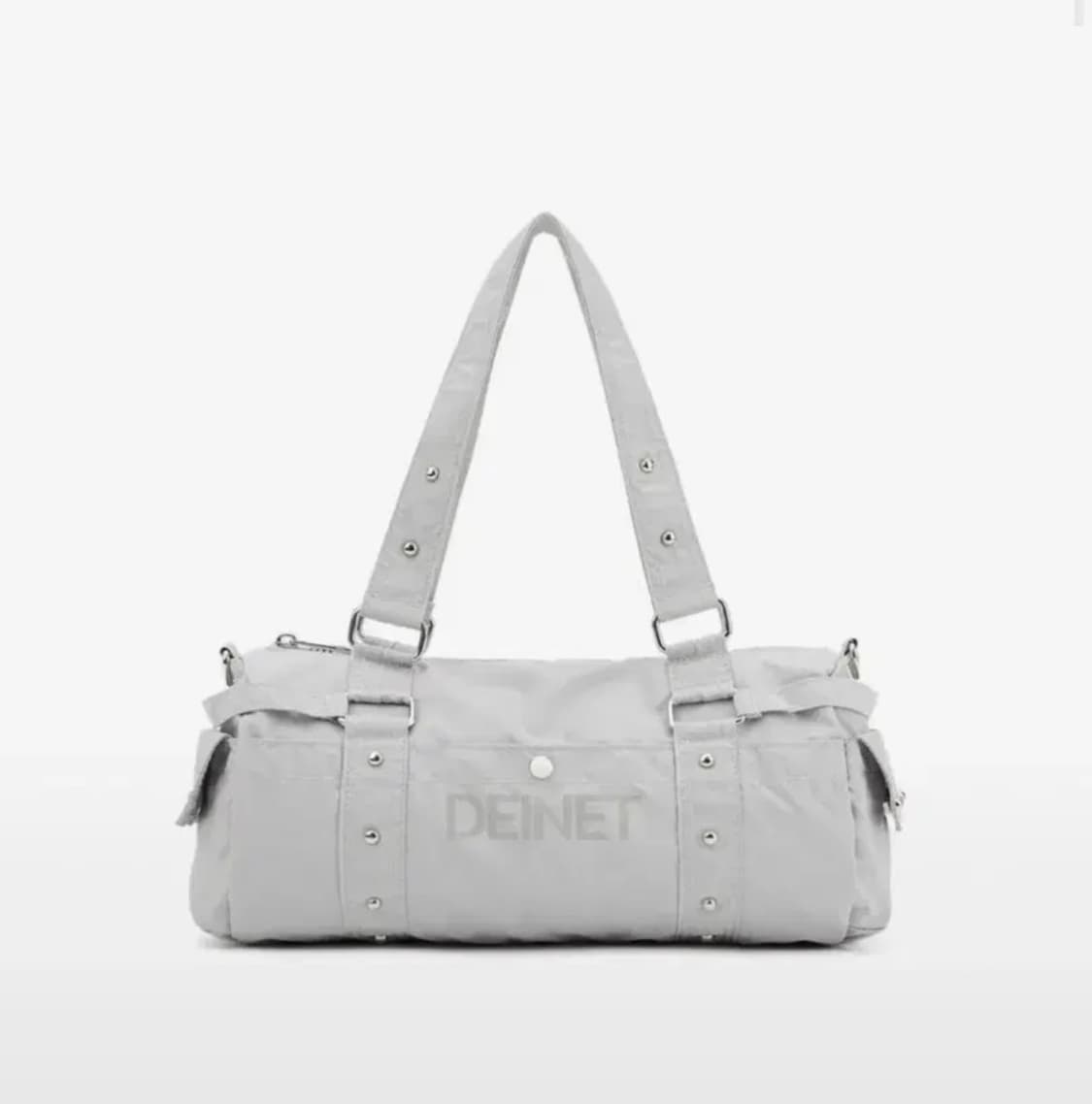 다이닛 로고 더플 미니백 그레이 상품이미지1