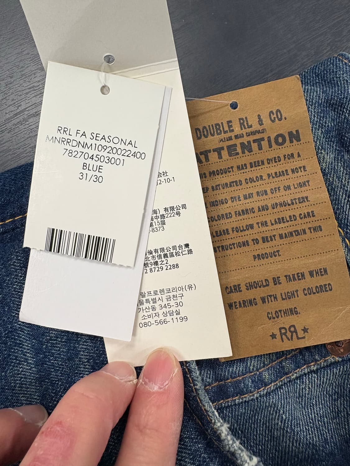 RRL 빈티지파이브포켓 그랜드폴스 31x30 상품이미지3