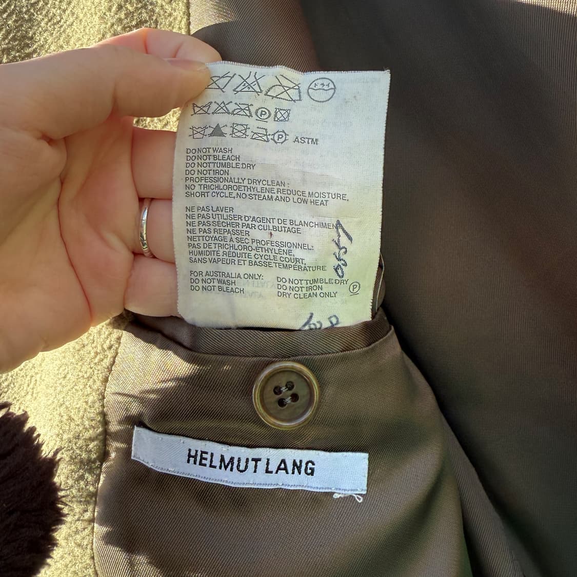 Helmut Lang 98AW "Séance de Travail" 상품이미지8