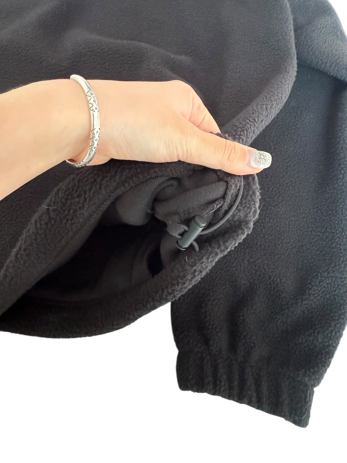 챔피온 블랙 후리스 반집업 상품이미지8