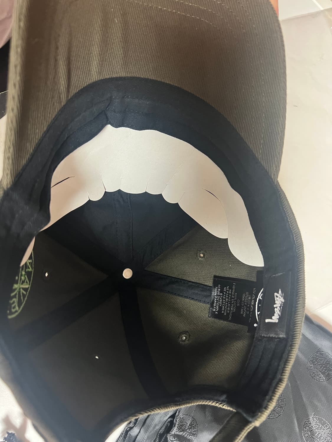 드리스반노튼 스투시 8볼 모자 볼캡 올리브 상품이미지4